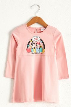 Bebek Kız Bebek Minnie Mouse Baskılı Elbise(126604020)