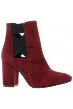 Bottines Nuova Riviera Boots cuir velours bdeaux(127860377)