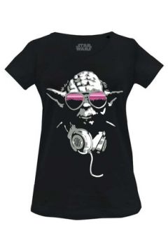 T-shirt Cotton Division T-shirt Femme Star Wars - DJ Yoda(127853615)