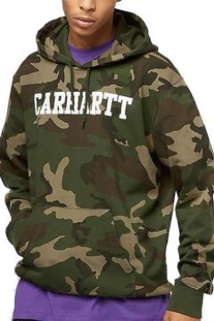 Sweat-shirt Carhartt COLLEGE SWEAT FELPA CAPPUCCIO VERDE CAMOUFLAGE(127933522)