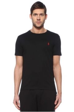 Polo Ralph Lauren Erkek Custom Slim Fit Siyah Logolu T-shirt S EU(128052037)