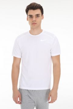 Nike M Nk Dry Mıler Top Ss Erkek T-Shirt Beyaz(127364359)