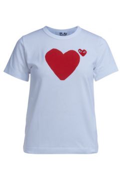 T-shirt Comme Des Garcons T-shirt blanche double coeur rouge(127925202)