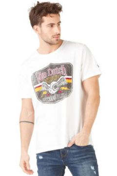 T-shirt Von Dutch T SHIRT GAS BLANC(127912644)